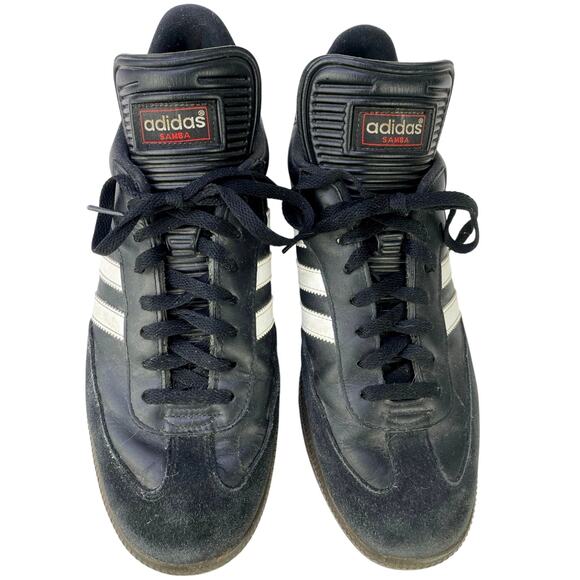 Adidas Samba Classic Men Indoor Black Leather Soccer Walking Athletic Shoe 11.5 main image 10